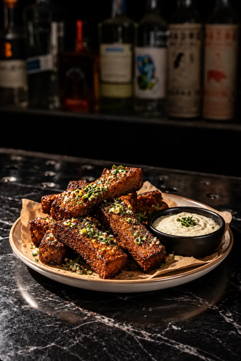 Garlic Croutons & Aioli